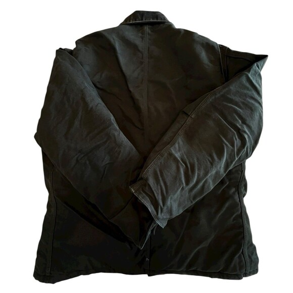 Carhartt Coat Duck Artic Quilt Lined Jacket SZ 46 R  X Large Black C03 BLK - Picture 4 of 11
